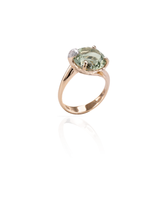 Silvia Kelly Lake Como - Lecco jewelry - Italian jewelry - London Prasiolite ring