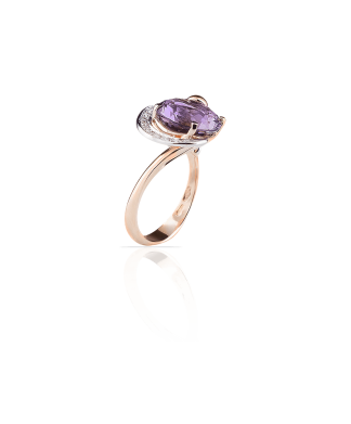 Silvia Kelly Lake Como - Lecco jewelry - Italian jewelry - Irina Amethyst ring