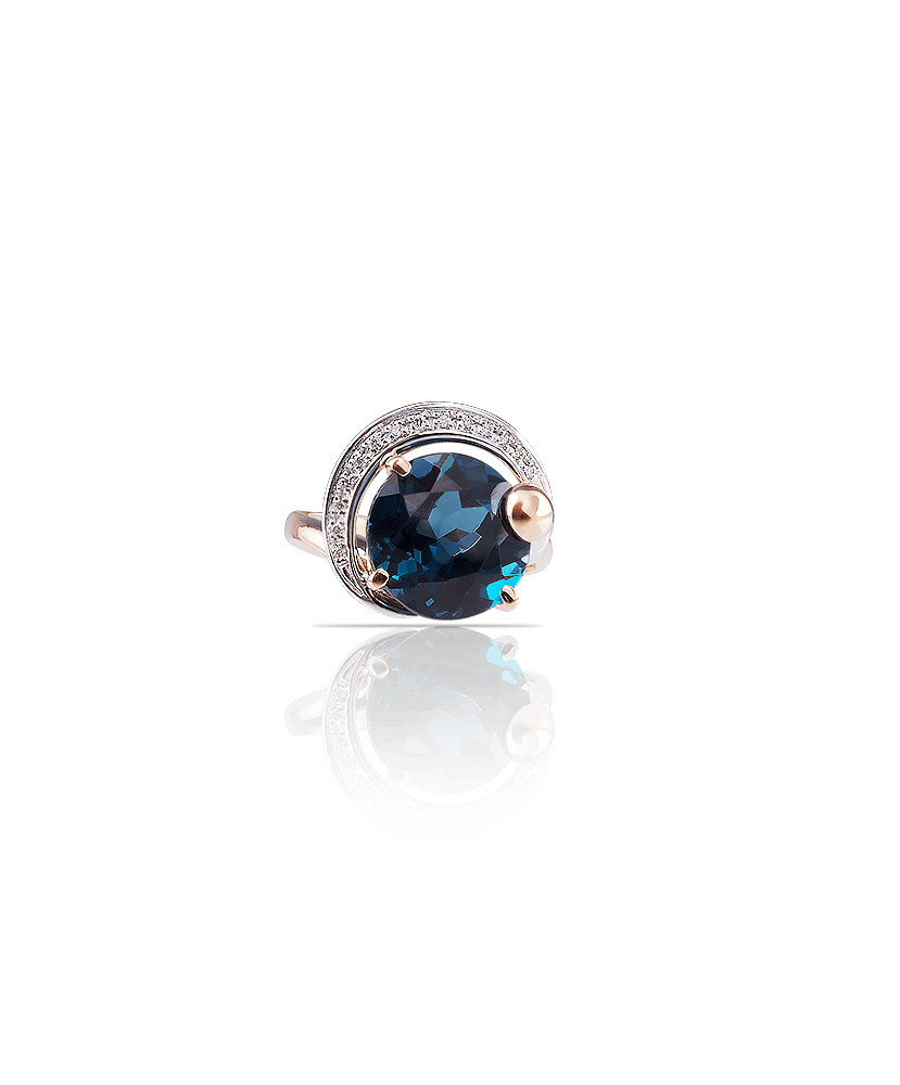 Silvia Kelly Lake Como - Lecco jewelry - Italian jewelry - Irina Blue ring