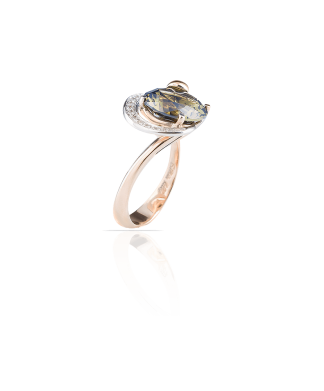 Silvia Kelly Lake Como - Lecco jewelry - Italian jewelry - Irina Prasiolite ring