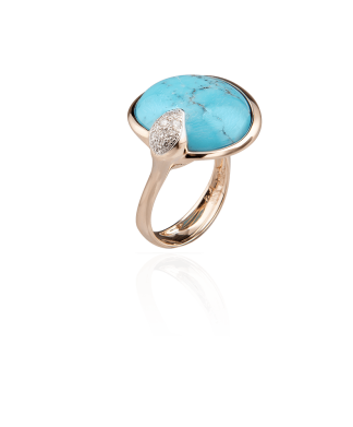 Silvia Kelly Lake Como - Lecco jewelry - Italian jewelry - Lea Turchese ring