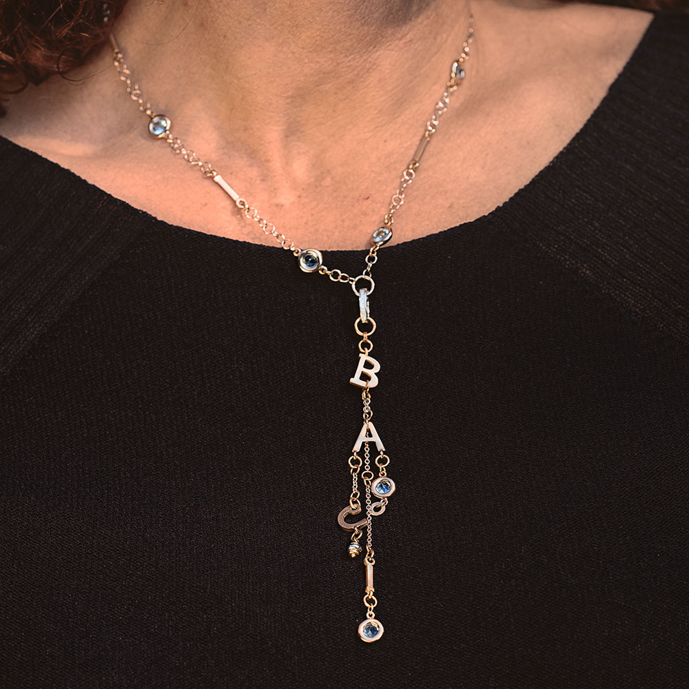 Silvia Kelly - Lecco jewelry - Italian jewelry - Baci Pendant, Baci Choker