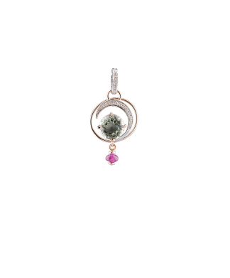 Silvia Kelly - Lecco jewelry - Italian jewelry - Irina Prasiolite Pendant