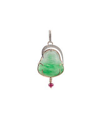 Silvia Kelly - Lecco jewelry - Italian jewelry - Jade Fotuo Pendant