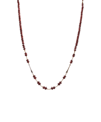 Silvia Kelly - Lecco jewelry - Italian jewelry - Garnet Choker