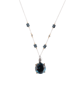 Silvia Kelly - Lecco jewelry - Italian jewelry - London Blue Choker