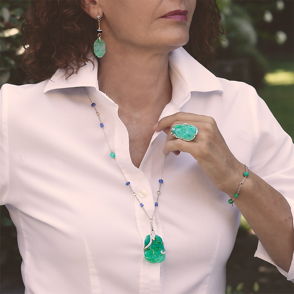 Silvia Kelly - Lecco jewelry - Italian jewelry - Giada Parure