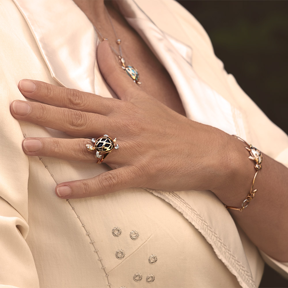 Silvia Kelly - Lecco jewelry - Italian jewelry - Tartaruga ring