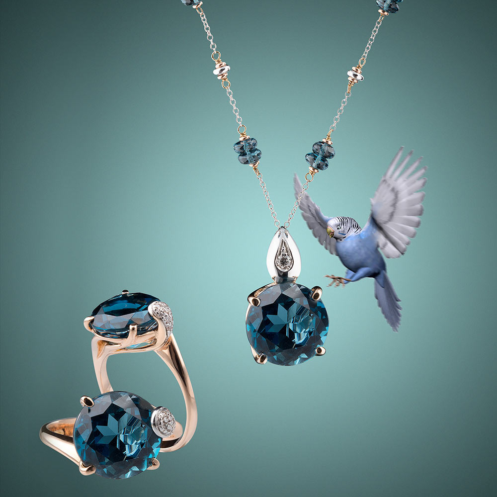 Silvia Kelly Lake Como - Lecco jewelry - Italian jewelry - London Blue Collection