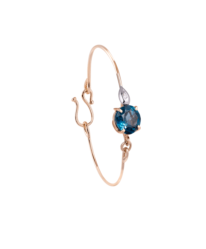 Silvia Kelly Lake Como - Lecco jewelry - Italian jewelry - London Blue Bracelet