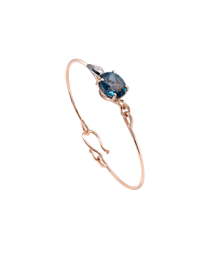 Silvia Kelly Lake Como - Lecco jewelry - Italian jewelry - London Blue Bracelet