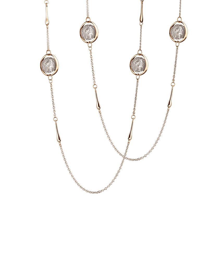 Silvia Kelly Lake Como - Lecco jewelry - Italian jewelry - Monete Necklace