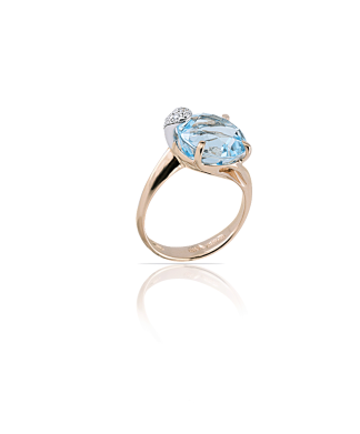 Silvia Kelly Lake Como - Gioielleria Lecco - Gioielli Italiani - Anello London Light Blue