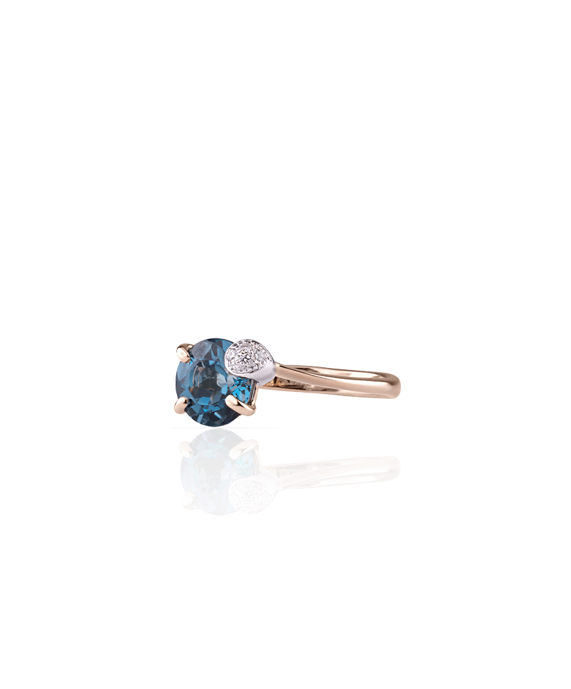 Silvia Kelly Lake Como - Lecco jewelry - Italian jewelry - London Petit Blue Ring