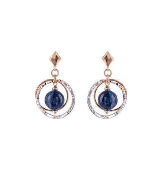 Silvia Kelly Lake Como - Lecco jewelry - Italian jewelry - Cerchi Kyanite Earrings