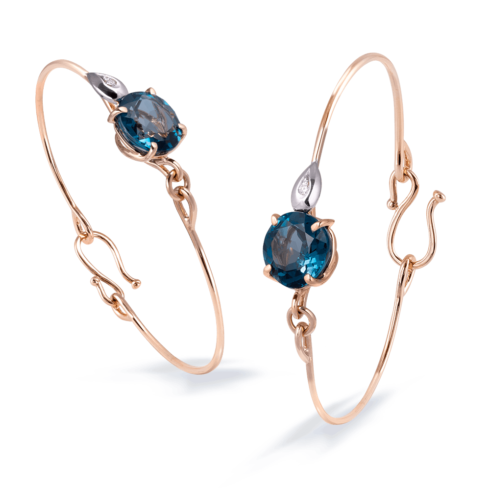 Silvia Kelly Lake Como - Lecco jewelry - Italian jewelry - London Blue Bracelet