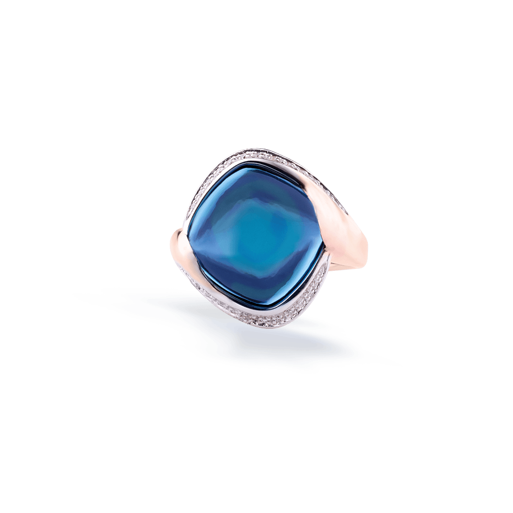 Silvia Kelly Lake Como - Lecco jewelry - Italian jewelry - London Blue Micole Ring