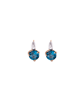Silvia Kelly Lake Como - Lecco jewelry - Italian jewelry - London Petit Blue Earrings
