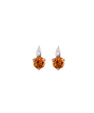 Silvia Kelly Lake Como - Lecco jewelry - Italian jewelry - London Petit Citrine Earrings