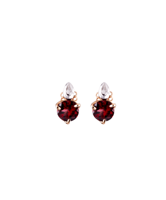 Silvia Kelly Lake Como - Lecco jewelry - Italian jewelry - London Petit Garnet Earrings